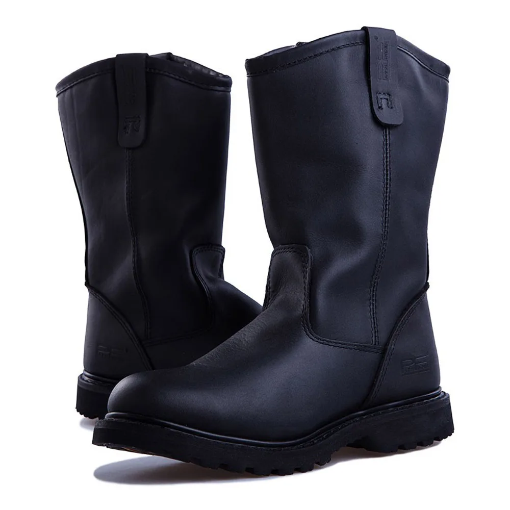 Leather Work Western - Pf الرجال جلد طبيعي Goodyear Welted