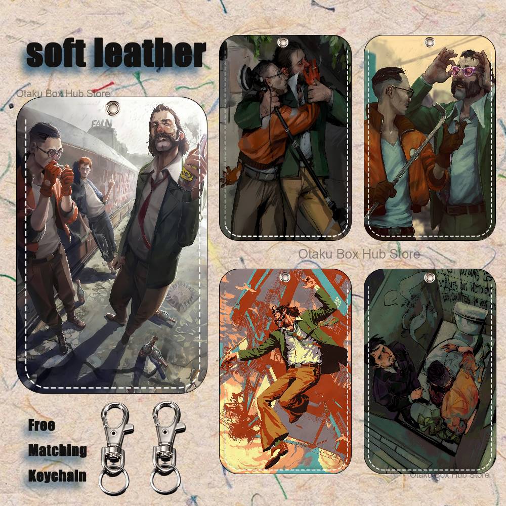 Leather Work Leather - لعبة D-Disco E-Elysiums حامل المفاتيح للبنك