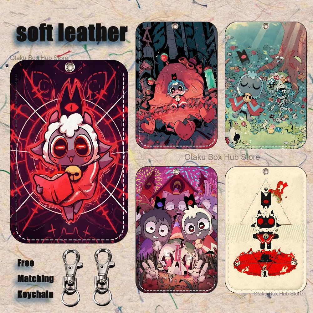 Leather Work Leather - C-Cult سلسلة المفاتيح حامل الأغنام L-Lamb