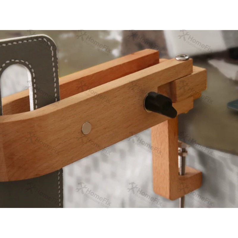 Leatherwork Vise - قطعة واحدة من ملزمة الخياطة الخشبية