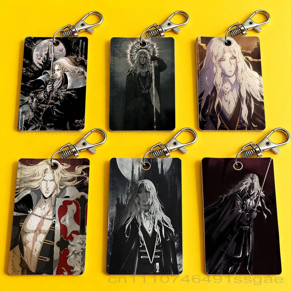 Leather Work Leather - حامل شارة لعبة C-Castlevania Alucard، سلسلة