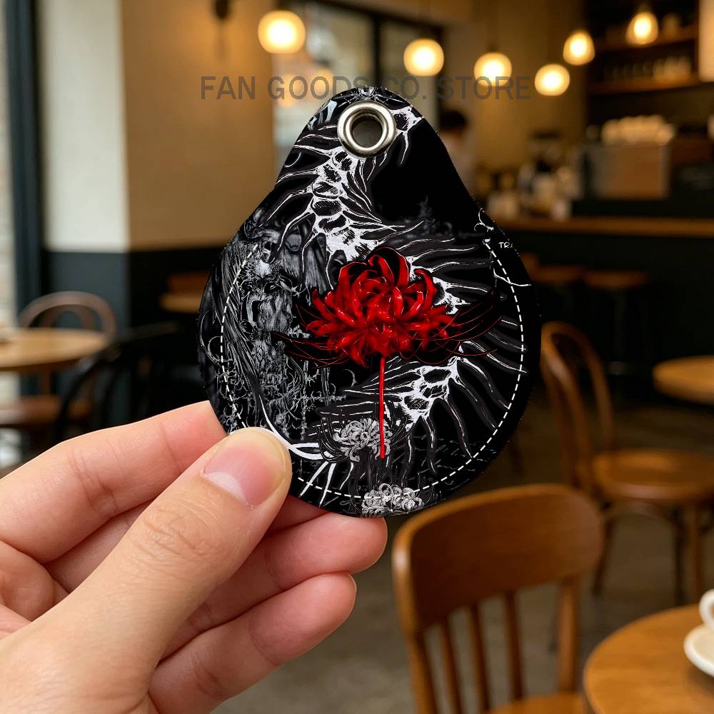 حامل بطاقات ياباني بتصميم زهرة - مراجعة Leather Work Leather وسعره