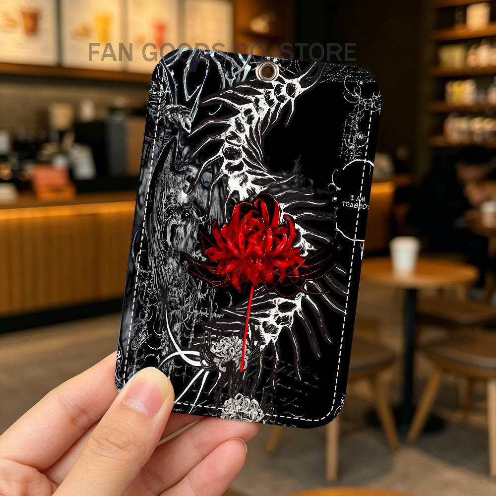 حامل بطاقات ياباني بتصميم زهرة - مراجعة Leather Work Leather وسعره
