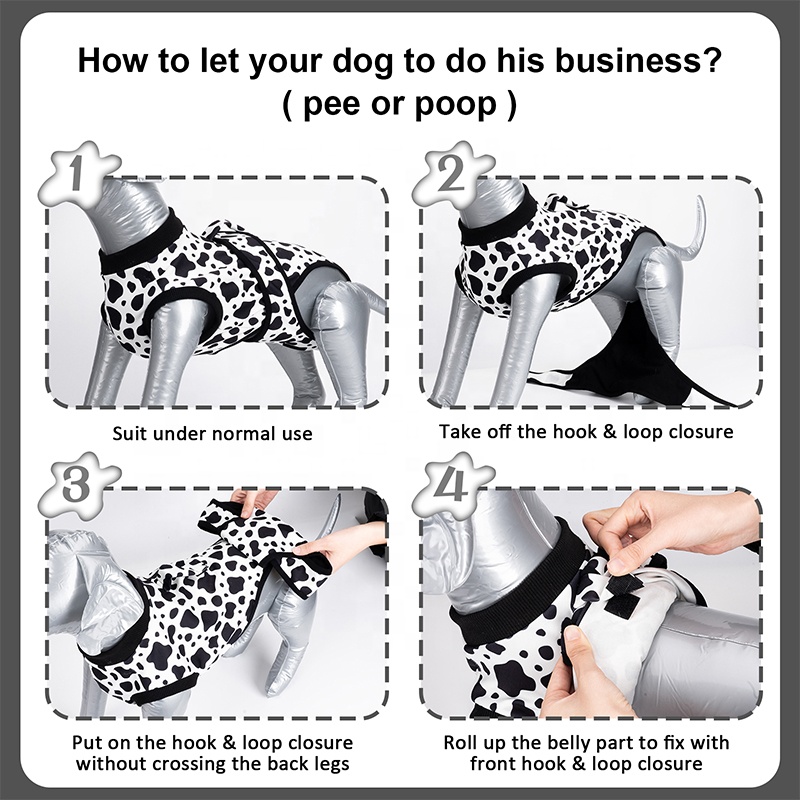 بدلة جراحة الكلاب أنثى Spay مل - مراجعة Leather Work Factory وسعره