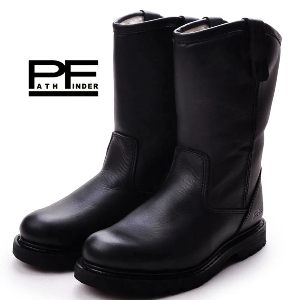Pf الرجال جلد طبيعي Goodyear W - مراجعة Leather Work Western وسعره