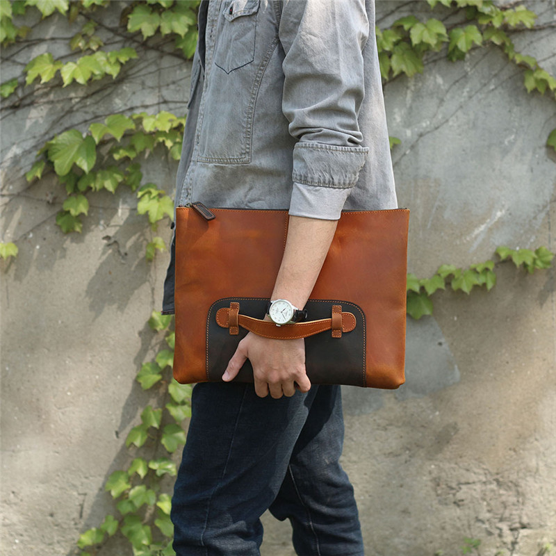 حقيبة يد رجالية كلاسيكية مصنوع - مراجعة Vintage Leatherwork وسعره