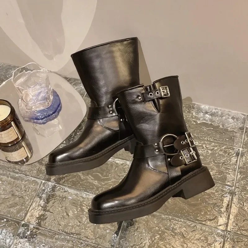 Women's Ankle Boots Autumn Wor - مراجعة Leather Work Western وسعره