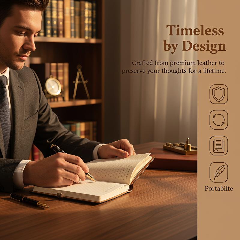 دفتر ملاحظات قابل لإعادة التعب - مراجعة Leatherwork Journal وسعره