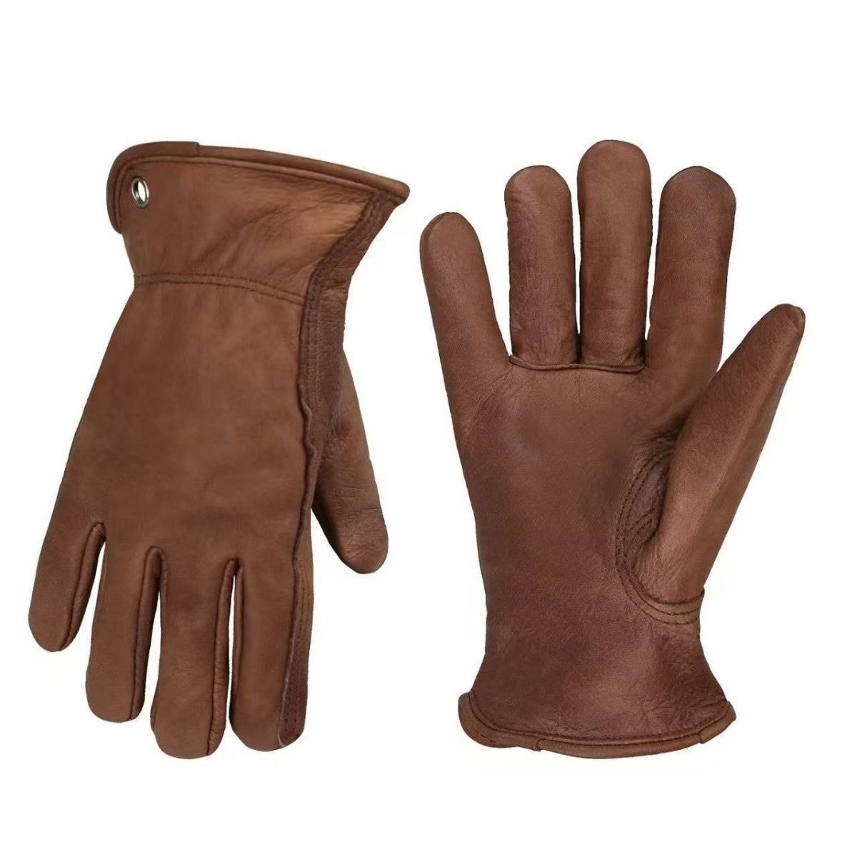 قفازات من جلد البقر عالي الجود - مراجعة Leather Work Factory وسعره