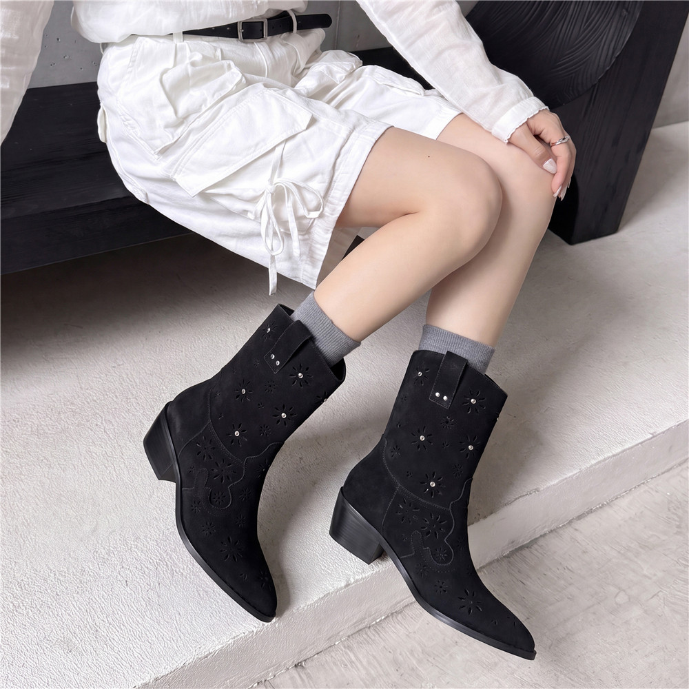 أحذية MILI-MIYA 2026 النسائية  - مراجعة Leather Work Western وسعره